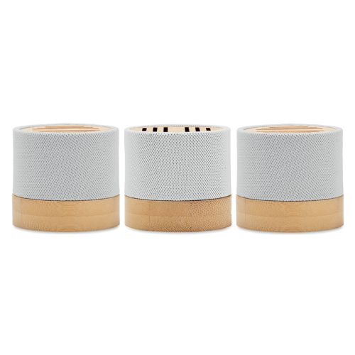 Haut-parleur sans fil en bambou